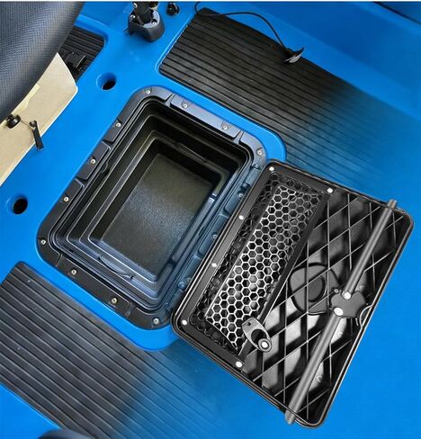 LAIKOU Rectangular Twist and Seal Hatch Storage Organizer fit for Hobie Cat Mirage Kayaks Pro Angler 12/14, Compass & Outback, for Fishing Gear, Tackle Box & Accessory in Saudi Arabia