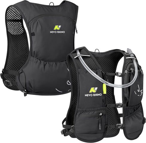 N NEVO RHINO Small Running Vest for Women Men, Lightweight Hydration Vest with Water Bladder 1.5 Liter, Hydration Backpack for Trial Hiking Cycling Jogging in Saudi Arabia