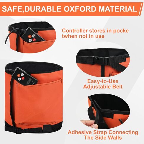 Honey Heater with Bottom Heat, Adjustable Thermostat & Timer, 5 Gal Pail Warmer for Decrystallization, IPX4 Waterproof, Fit for Bucket with Gate Valve in Kuwait