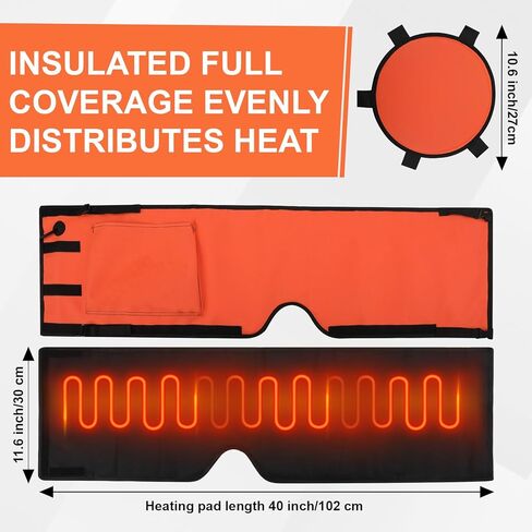 Honey Heater with Bottom Heat, Adjustable Thermostat & Timer, 5 Gal Pail Warmer for Decrystallization, IPX4 Waterproof, Fit for Bucket with Gate Valve in Kuwait