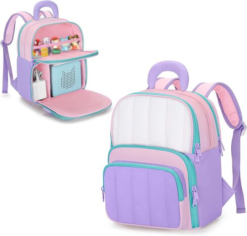 LoDrid Travel Backpack Compatible with Toniebox, Storage Bag with Multiple Pockets for Audio Player Starter Set, Characters, Charger, Headphones and Accessories, Green, Bag Only (Patented Design) in Saudi Arabia