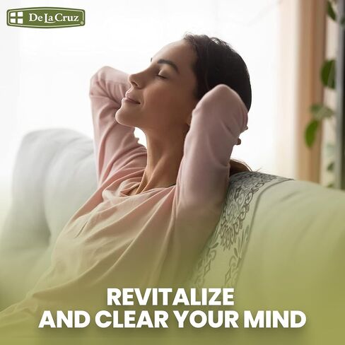 De La Cruz Eucalyptus Essential Oil, 100% Pure Steam Distilled Eucalyptus Globulus, Eucalyptus Oil, Eucalyptus Essential Oil for Diffuser, 2 FL OZ, Aromatherapy, Tree Oil (1 Bottle) in Kuwait