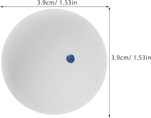FOMIYES 2 قطعة كرات اسكواش مطاطية لتدريب المبتدئين وممارسة التنسيق بين اليد والعين، كرات رياضية عالية الارتداد مناسبة للاسكواش الداخلي وتحسين التفاعل in Kuwait