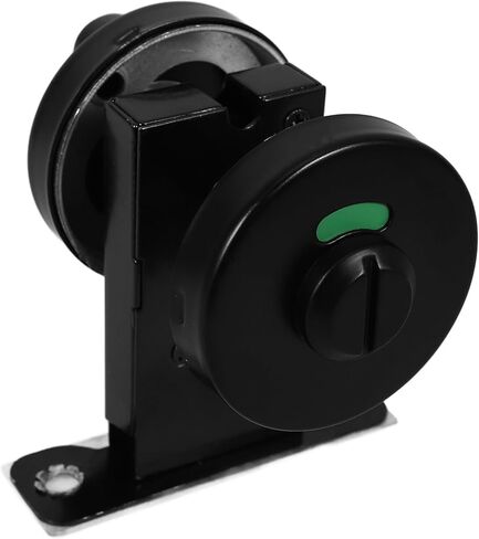 Artibetter 304 Stainless Steel Bathroom Privacy Indicator Lock, Keyless Occupied Restroom Door Handle for Public and Commercial Use, Matte Black Finish in Saudi Arabia