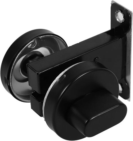304 Stainless Steel Bathroom Indicator Lock with Vacant/Occupied Sign, Keyless Privacy Door Lock for Public Restrooms and Commercial Shower Doors, Matte Black Privacy Handle in Saudi Arabia