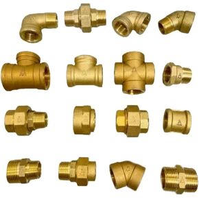 سمكا 1/2 "ذكر أنثى 45 90 درجة الكوع الاتحاد المحملة تركيب الأنابيب النحاسية المستقيمة موصل الحلمة المقرنة غاز الماء 1 قطعة (45 FM الكوع) in Kuwait