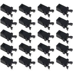 قفل سلة المهملات مع مشبك إصلاح مزلاج صندوق بلاستيكي ذاتي القفل متوافق مع غطاء يعمل باللمس لأجهزة المطبخ والسيارة وتطبيقات صندوق التخزين (10 أبيض) in Kuwait