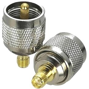 1 قطعة SMA إلى UHF PL259 SO239 ذكر المقابس والإناث جاك محوري محول موصل (PL259 إلى SMA F) in Kuwait