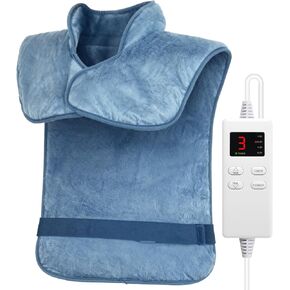 وسادة تدفئة للرقبة والكتفين وتخفيف آلام الظهر، 24 بوصة × 33 بوصة، وسادات تدفئة كبيرة، هدايا عيد الميلاد للنساء والرجال والأمهات وكبار السن، وسادة تدفئة للظهر لكامل الجسم، تسخين سريع وقابل للغسل in Kuwait
