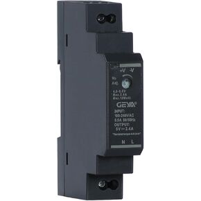 مزود طاقة سكك حديدية 1SU DIN فائق النحافة، 5 فولت 2.4 أمبير 12 وات GPHDR-15-5 للأتمتة الصناعية ومحطات الاتصالات الأساسية ومراكز البيانات والمعدات الطبية in Kuwait