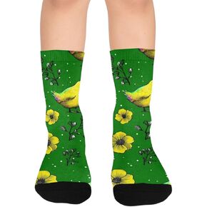 جوارب مشي باللون الأصفر من Rainbow Chick - جوارب شتوية حرارية سميكة دافئة للأولاد والبنات الصغار للمدرسة، والارتداء اليومي والأنشطة الخارجية in Kuwait