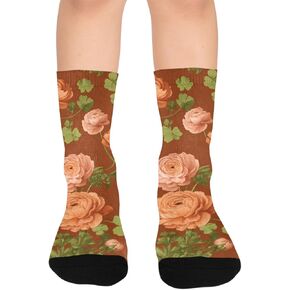 جوارب Basket Clover Art للمشي لمسافات طويلة - جوارب شتوية حرارية سميكة دافئة للأولاد والبنات للمدرسة، والارتداء اليومي والأنشطة الخارجية in Kuwait