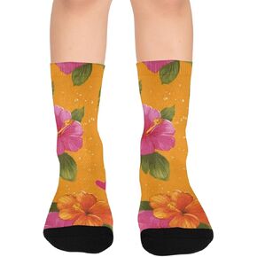 جوارب المشي لمسافات طويلة باللون الوردي - جوارب دافئة سميكة للشتاء الحراري للأولاد والبنات الصغار للمدرسة، والارتداء اليومي والأنشطة الخارجية in Kuwait