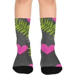 جوارب Dark Jungle Love للمشي لمسافات طويلة - جوارب شتوية حرارية سميكة دافئة للأطفال الصغار للأولاد والبنات للمدرسة، والارتداء اليومي والأنشطة الخارجية in Kuwait