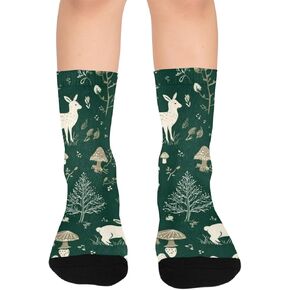 جوارب Forest Friends Art للتنزه سيرًا على الأقدام - جوارب شتوية حرارية سميكة دافئة للأطفال الصغار للأولاد والبنات للمدرسة، والارتداء اليومي والأنشطة الخارجية in Kuwait