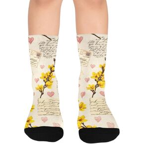 جوارب Bloom and Script للمشي لمسافات طويلة - جوارب شتوية حرارية سميكة دافئة للأولاد والبنات الصغار للمدرسة، والارتداء اليومي والأنشطة الخارجية in Kuwait