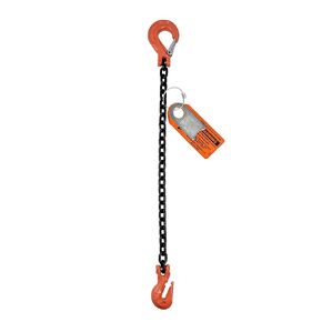 Advantage Rigging - Chain Sling - 9/32" x 6' Single Leg with Grab and Sling Hook - Grade 100 in Kuwait