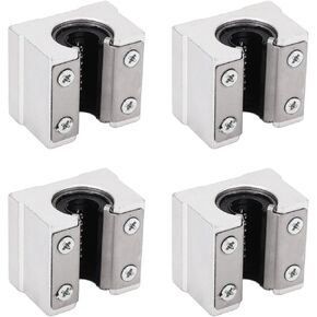 4PCS Aluminum Alloy Linear Motion Bearing Slide Block SBR10UU for CNC Machine Tools, Accurate, Long Service, Widely Used in Industrial Fields in Kuwait