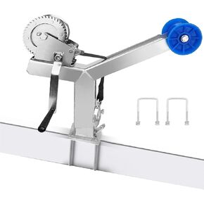 حامل ونش مقطورة قارب قابل للتعديل مع أنظمة الأسطوانة والسقاطة، سعة 1200 رطل لسهولة التحميل والأمان على القوارب البخارية وقوارب الصيد in Kuwait