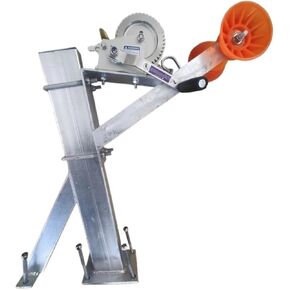 مجموعة دعامة ونش مقطورة القارب ومجموعة ونش يدوية، سعة 1200 رطل لنقل اليخوت والقوارب بشكل آمن (2000 رطل + دعامة 80 × 100 مم) in Kuwait