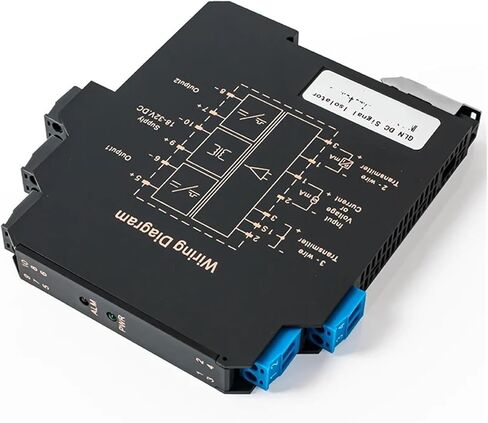 0-10V to 4-20mA DC24V 1 in 2 Out Ultra-Thin Analog Signal 35mm DIN Rail(0-10v Output) in Saudi Arabia