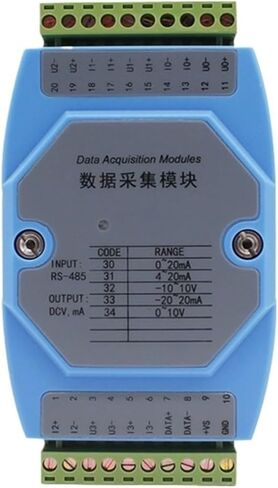 وحدة إخراج تناظرية ذات 4 قنوات 4-20mA RS485 Modbus لعزل التيار والجهد الصناعي الكهروضوئي in Saudi Arabia