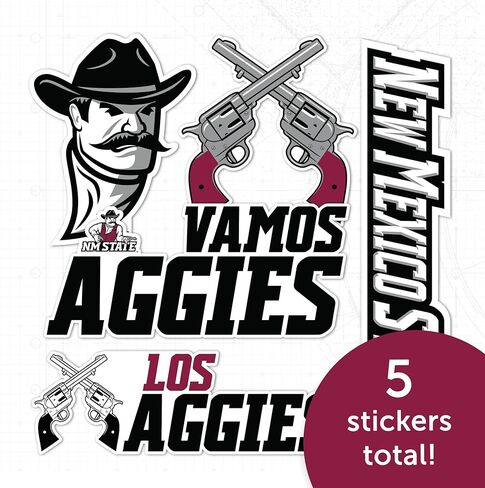 ملصق جامعة ولاية نيو مكسيكو لصبار الصحراء Aggies NMSUr شارات الفينيل زجاجة مياه للكمبيوتر المحمول ورقة قصاصات السيارة T2 (النوع 2-3) in Saudi Arabia