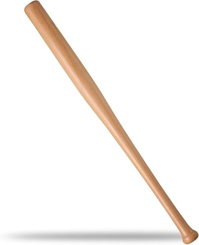 مضرب بيسبول خشبي ممتاز من الخشب الصلب لمنافسة تدريب الكبار مضرب بيسبول متين وشديد التحمل مع قبضة مريحة للأنشطة الرياضية الداخلية والخارجية وممارسة الضرب in Kuwait