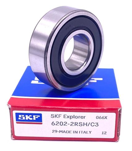 SKF Italy 6202 2RSH C3 Deep Groove Ball Bearing, Rubber Sealed,6202-2RSH/C3 15x35x11 mm in Saudi Arabia