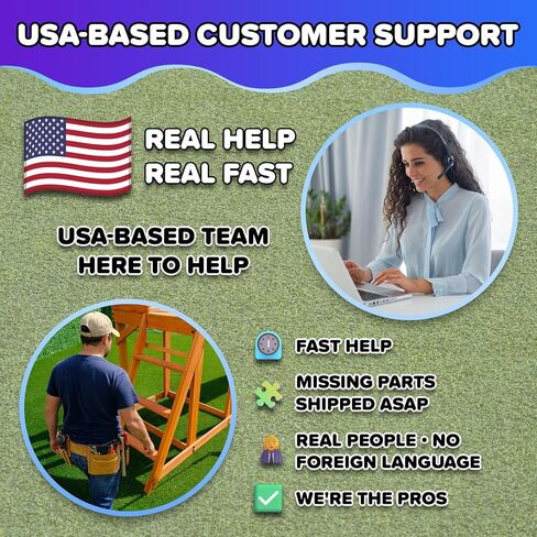 الرياضة الرياضية Amazon الحصرية Sherwood Wood Swing مع 3 تقلبات ، شريحة ، وسطح مغطى مع شريحة in Kuwait