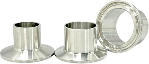 304 تجهيزات أنابيب الصف لحام كم ثلاثة كليب شفة الفولاذ المقاوم للصدأ 28.6 مم ارتفاع SUS 304 (A 102 B 119 L 28.6) in Kuwait