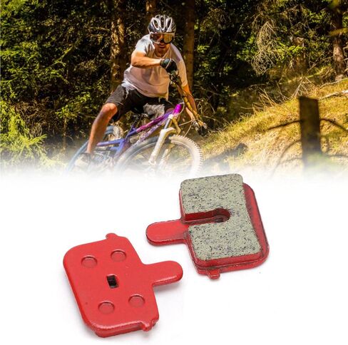 8 PCS Brake Pads, Bike Disk Brake Pads, Mountain Bike Brakes Pad, Resin Semimetal Braking Replacement, for Mountain Bike Bicycle 29.5 x 30mm / 1.16 x 1.18in in Saudi Arabia