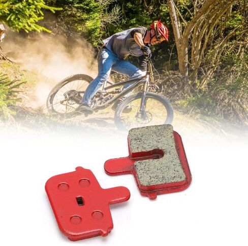 8 PCS Brake Pads, Bike Disk Brake Pads, Mountain Bike Brakes Pad, Resin Semimetal Braking Replacement, for Mountain Bike Bicycle 29.5 x 30mm / 1.16 x 1.18in in Saudi Arabia