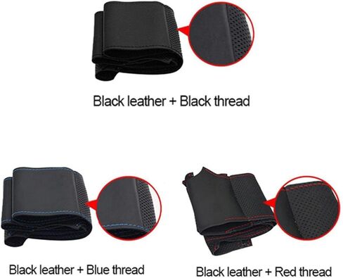 Steering Wheel Cover for Megane 2 for Kangoo 2008 for Scenic 2 2003-2009 DIY Car Steering Wheel Cover Hand-Stitched Car Steering Wheel Cover in Saudi Arabia