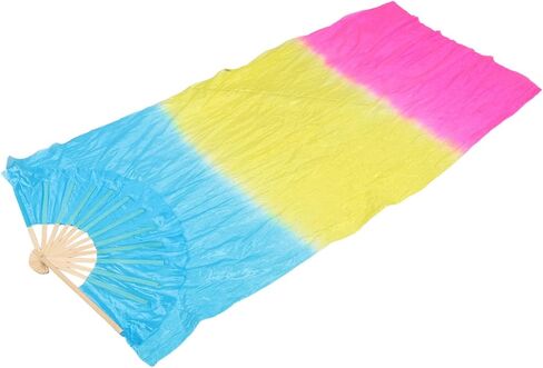 Dance Fan for Boy Girl Soft Cloth and Belly Dancing Fan Right Hand Prop for Dance and Classes for Skill Building and Competitions in Saudi Arabia