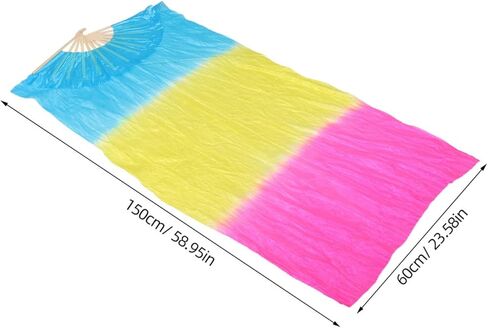 Dance Fan for Boy Girl Soft Cloth and Belly Dancing Fan Right Hand Prop for Dance and Classes for Skill Building and Competitions in Saudi Arabia
