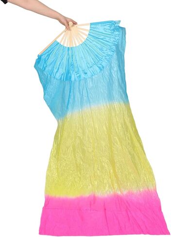 Dance Fan for Boy Girl Soft Cloth and Belly Dancing Fan Right Hand Prop for Dance and Classes for Skill Building and Competitions in Saudi Arabia
