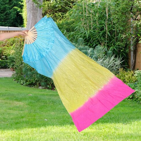 Dance Fan for Boy Girl Soft Cloth and Belly Dancing Fan Right Hand Prop for Dance and Classes for Skill Building and Competitions in Saudi Arabia
