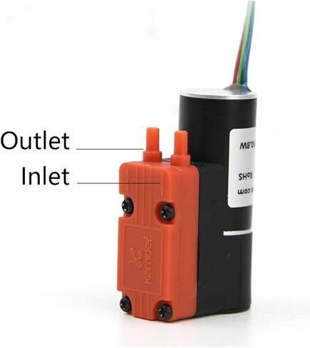 1.5 لتر/دقيقة HLVP1.6 مضخة فراغية بحاجز 3.7 فولت تيار مستمر مضخة هواء بمحرك بدون فرشاة، التحكم في سرعة PWM in Kuwait