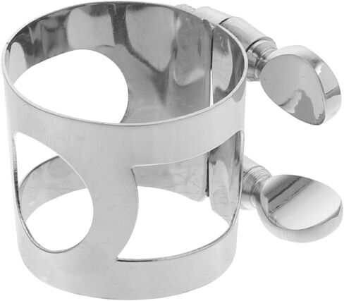 Kisangel Alto Saxophone Ligature Clip Durable Saxophone Flute Cable Ring with Smooth Edges for Reed Stabilization and Easy Installation 1.18X1.10X1.10In Sax Accessory in Saudi Arabia