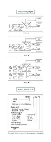 1pcs 2 in 2 Out 4-20ma Output DC Transmitter Analog Signal Isolator(4-20MA in and Out_1 in 1 Out) in Saudi Arabia