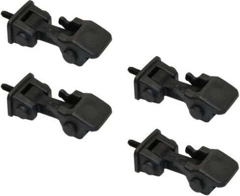4 قطع - مجموعة دعامات مزلاج غطاء محرك السيارة لسيارة JEEP لسيارة Wrangler X 02-06 & Rubicon 03-06 & Unlimited 04-06 & Unlimited Rubicon 05-06 & Sahara 97-04 & SE/Sport 97-06، تركيب بسيط in Kuwait