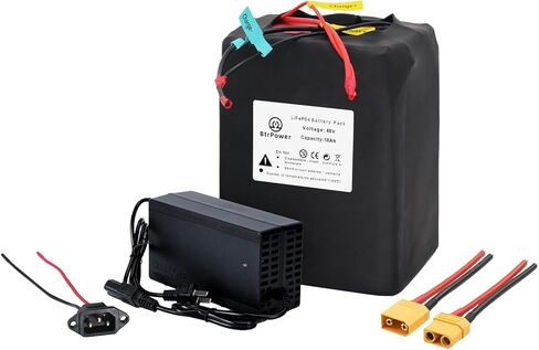 36V 12AH 16AH 20AH 25AH ليثيوم LiFePO4 E-Bike B حزمة بطاريات مدمجة 30A BMS لـ 0-540W in Saudi Arabia