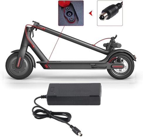 شاحن محول 54.6 فولت 2 أمبير لـ Okai Ceetle Pro، EA10C، Okai Stride Commuter EB40، Ausom Leopard (ليس للجالوب)، سكوتر كهربائي Hiboy S2 Max أو دراجة كهربائية مع بطارية ليثيوم أيون 48 فولت in Saudi Arabia