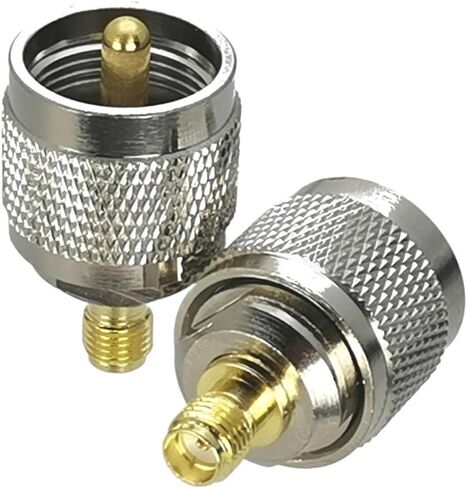 1 قطعة SMA إلى UHF PL259 SO239 ذكر المقابس والإناث جاك محوري محول موصل (PL259 إلى SMA F) in Kuwait