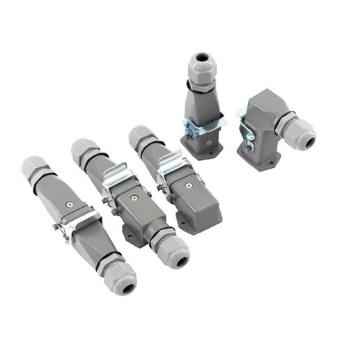 1Pcs Heavy Duty Connector 4core (3+1) 5core (4 +1) 6core (5+1) 8core (7+1) 10A Rectangular Plugs(5 Core Docking) in Saudi Arabia