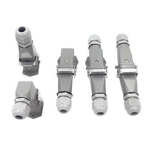1Pcs Heavy Duty Connector 4core (3+1) 5core (4 +1) 6core (5+1) 8core (7+1) 10A Rectangular Plugs(5 Core Docking) in Saudi Arabia