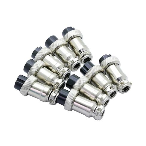 100 قطعة/الوحدة GX16 جاك ذكر وأنثى 2/3/4/5/6/7/8/9/10 دبابيس 16 مللي متر L70-78 لوحة مقابس دائرية XLR سلك موصل (أنثى إدراج ، 4Pin) in Kuwait