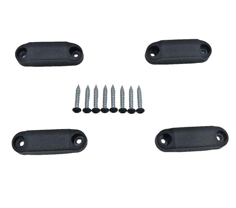 Replacement for 2 Sets - Black RV Trailer Magnetic Baggage Door Catch Camper - 10lb Hold OEM in Saudi Arabia