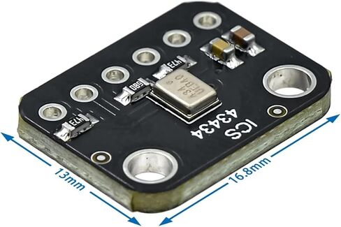 ICS-43434 I2S 3.3V MEMS وحدة الميكروفون اندلاع منخفضة التكلفة مرشح تمرير منخفض in Kuwait